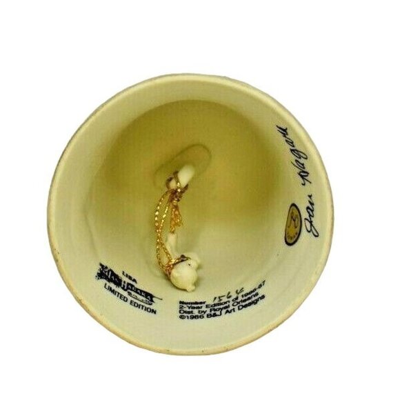 Jan Hagara Collectible Bell Lisa 2 yr. Limited Edition Autographed 1986 Royal Or - Picture 4 of 5